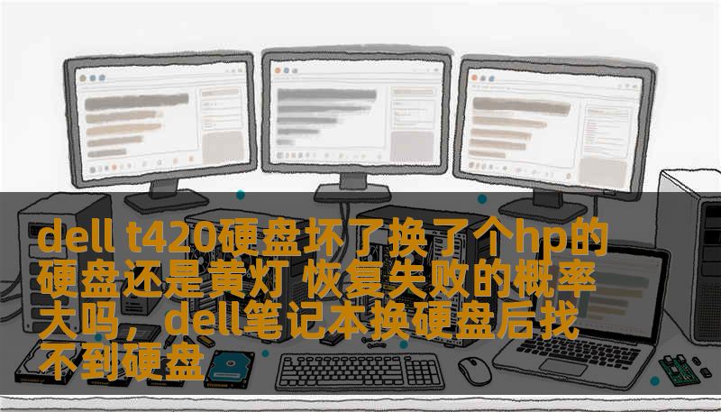 dell t420硬盘坏了换了个hp的硬盘还是黄灯 恢复失败的概率大吗，dell笔记本换硬盘后找不到硬盘