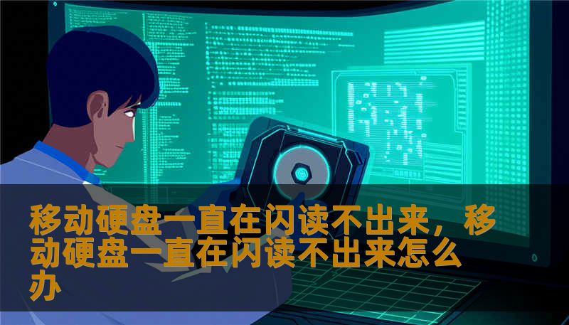 移动硬盘一直在闪读不出来，移动硬盘一直在闪读不出来怎么办