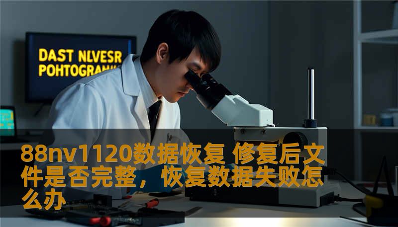 88nv1120数据恢复 修复后文件是否完整，恢复数据失败怎么办