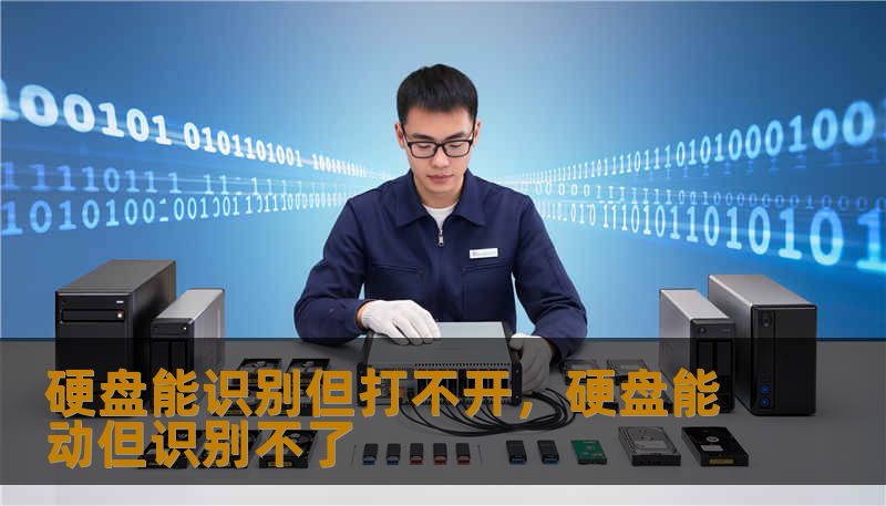 硬盘能识别但打不开，硬盘能动但识别不了