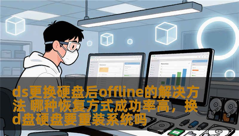ds更换硬盘后offline的解决方法 哪种恢复方式成功率高，换d盘硬盘要重装系统吗