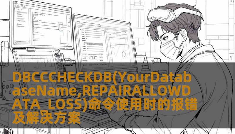 DBCCCHECKDB(YourDatabaseName,REPAIRALLOWDATA_LOSS)命令使用时的报错及解决方案