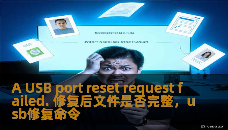 A USB port reset request failed. 修复后文件是否完整，usb修复命令