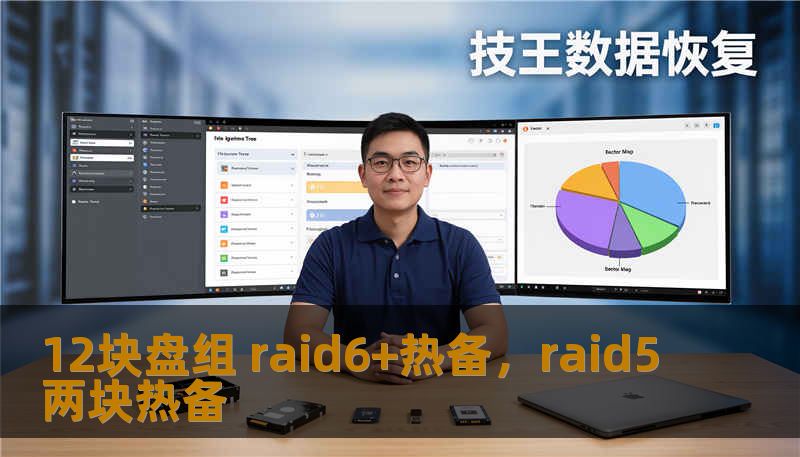 12块盘组 raid6+热备,raid5两块热备 12块盘组 raid6+热备,raid5两块热备