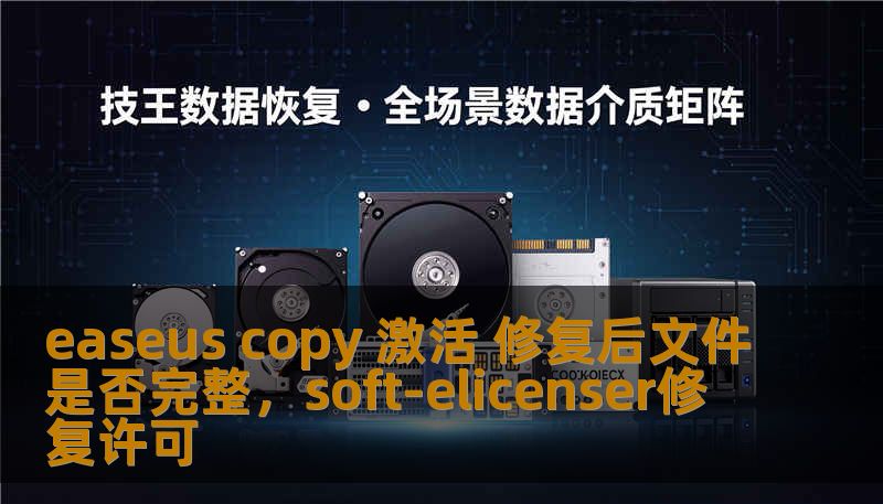 在使用EaseUSCopy激活修复文件时，很多用户担心修复后的文件是否完整且安全。本文将详细分析这个问题，并提供有效的解决方案，帮助你确保文件完整性，避免不必要的麻烦。