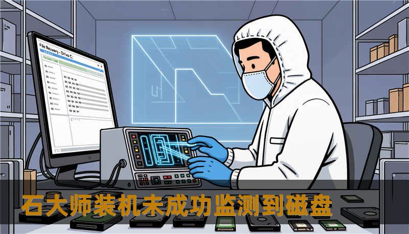 石大师装机未成功监测到磁盘