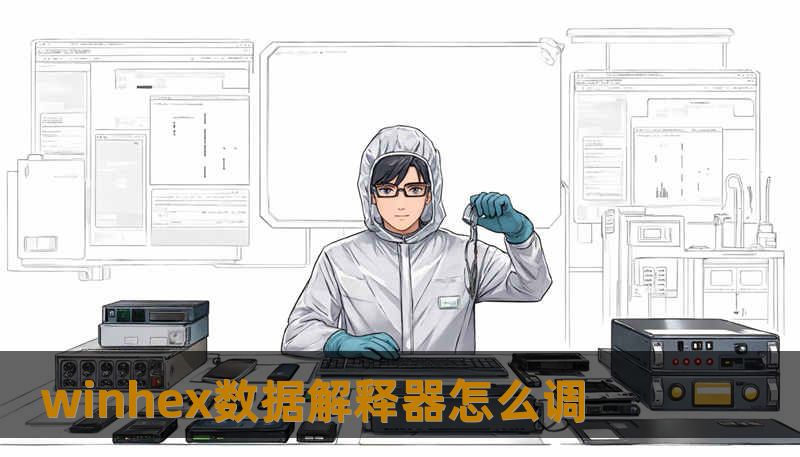 winhex数据解释器怎么调 winhex数据解释器怎么调