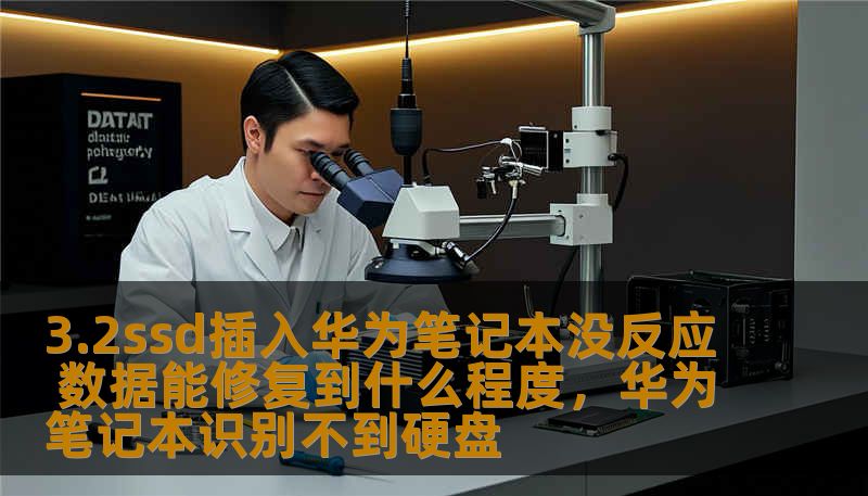 3.2ssd插入华为笔记本没反应 数据能修复到什么程度，华为笔记本识别不到硬盘