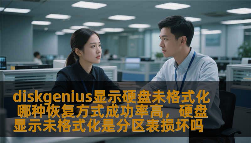 diskgenius显示硬盘未格式化 哪种恢复方式成功率高,硬盘显示未格式化是分区表损坏吗 diskgenius显示硬盘未格式化 哪种恢复方式成功率高,硬盘显示未格式化是分区表损坏吗
