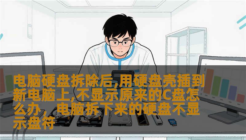 电脑硬盘拆除后,用硬盘壳插到新电脑上,不显示原来的C盘怎么办，电脑拆下来的硬盘不显示盘符