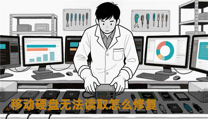 移动硬盘无法读取怎么修复 移动硬盘无法读取怎么修复