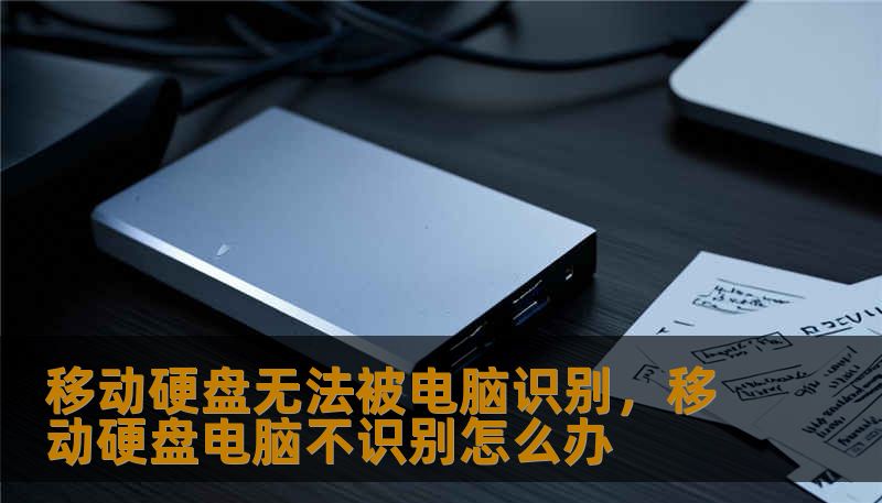 移动硬盘无法被电脑识别，移动硬盘电脑不识别怎么办