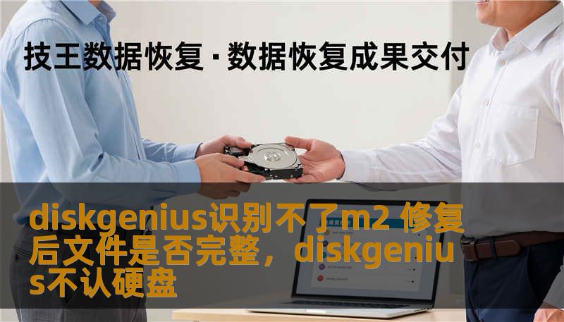 diskgenius识别不了m2 修复后文件是否完整，diskgenius不认硬盘