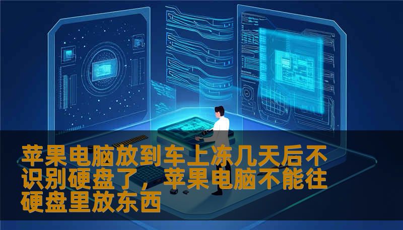 苹果电脑放到车上冻几天后不识别硬盘了，苹果电脑不能往硬盘里放东西