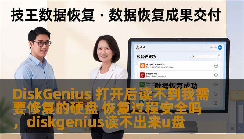 DiskGenius 打开后读不到我需要修复的硬盘 恢复过程安全吗，diskgenius读不出来u盘