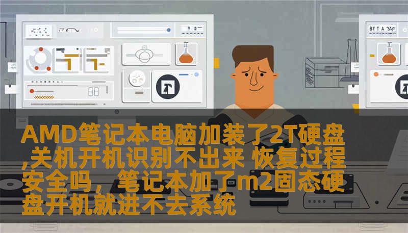 AMD笔记本电脑加装了2T硬盘,关机开机识别不出来 恢复过程安全吗，笔记本加了m2固态硬盘开机就进不去系统