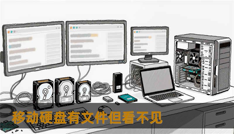 移动硬盘有文件但看不见