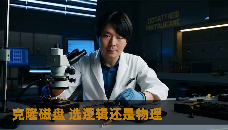 克隆磁盘 选逻辑还是物理