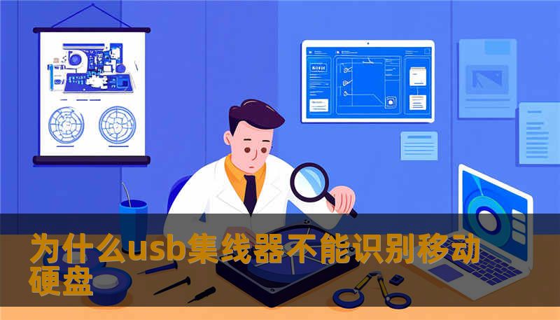 为什么usb集线器不能识别移动硬盘