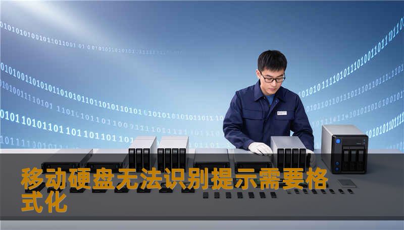 移动硬盘无法识别提示需要格式化