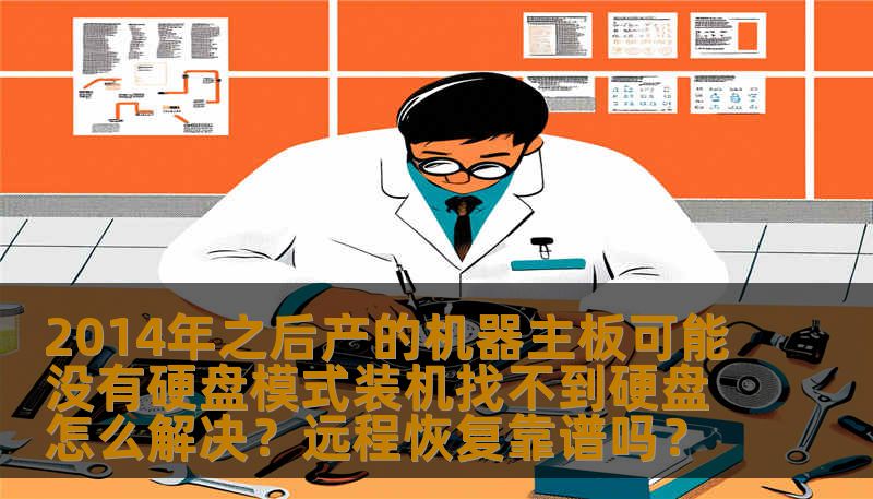 2014年之后产的机器主板可能没有硬盘模式装机找不到硬盘怎么解决？远程恢复靠谱吗？