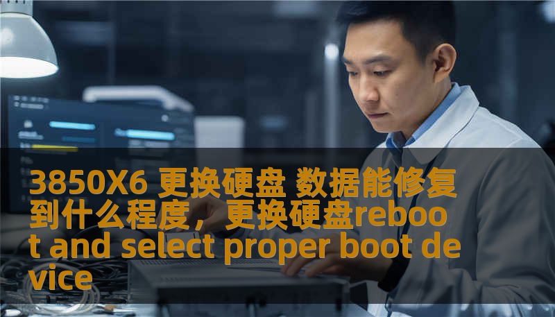 3850X6 更换硬盘 数据能修复到什么程度，更换硬盘reboot and select proper boot device