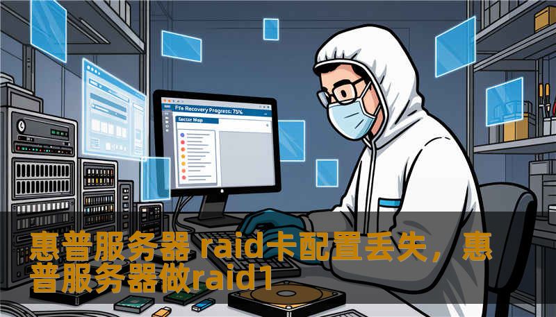 惠普服务器 raid卡配置丢失，惠普服务器做raid1
