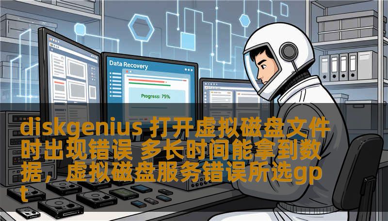 diskgenius 打开虚拟磁盘文件时出现错误 多长时间能拿到数据，虚拟磁盘服务错误所选gpt