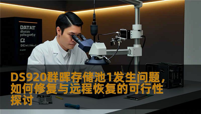 DS920群晖存储池1发生问题,如何修复与远程恢复的可行性探讨 DS920群晖存储池1发生问题,如何修复与远程恢复的可行性探讨