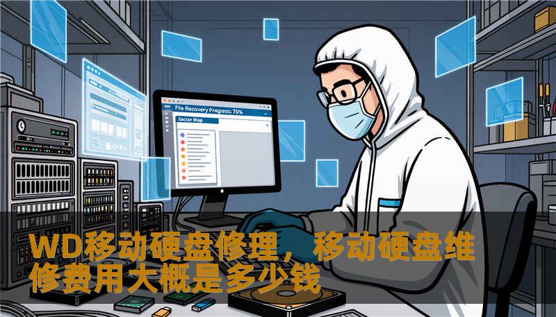 WD移动硬盘修理，移动硬盘维修费用大概是多少钱