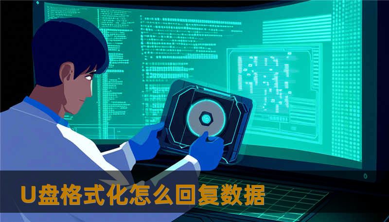 U盘格式化怎么回复数据