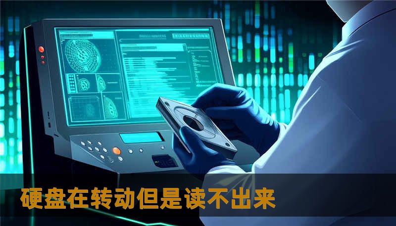 硬盘在转动但是读不出来