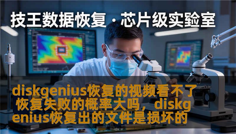 diskgenius恢复的视频看不了 恢复失败的概率大吗，diskgenius恢复出的文件是损坏的