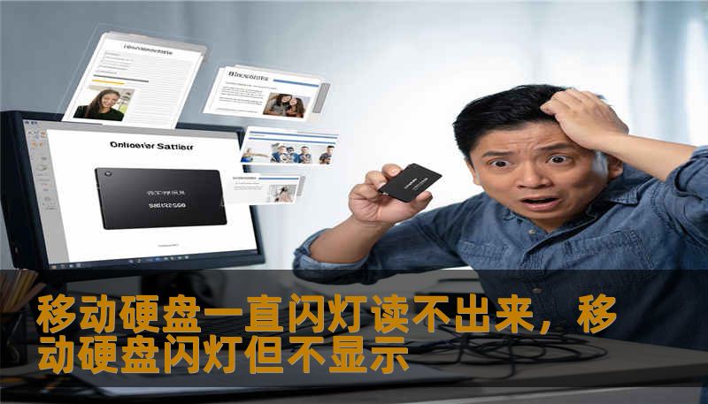 移动硬盘一直闪灯读不出来，移动硬盘闪灯但不显示