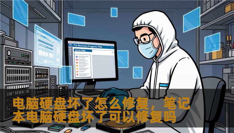 电脑硬盘坏了怎么修复，笔记本电脑硬盘坏了可以修复吗