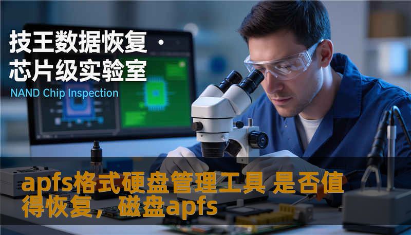 本文探讨了APFS格式硬盘管理工具是否值得恢复的议题，详细分析了APFS格式硬盘的优势与问题，并提供了关于数据恢复工具的实用建议。