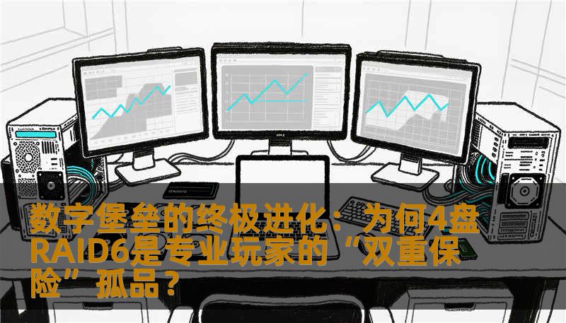 深入探讨在4盘位有限空间内，RAID6如何通过双重冗余机制实现极致安全。本文将剖析RAID6的技术底层逻辑，对比其与RAID5、RAID10的实战差异，为您揭示为何在数据无价的时代，50%的容量牺牲是构建不沉之舰的最佳投资。
