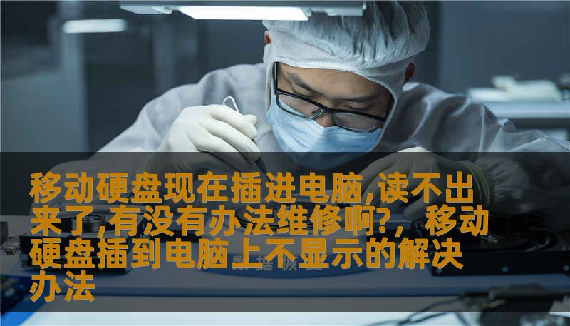 移动硬盘现在插进电脑,读不出来了,有没有办法维修啊?，移动硬盘插到电脑上不显示的解决办法