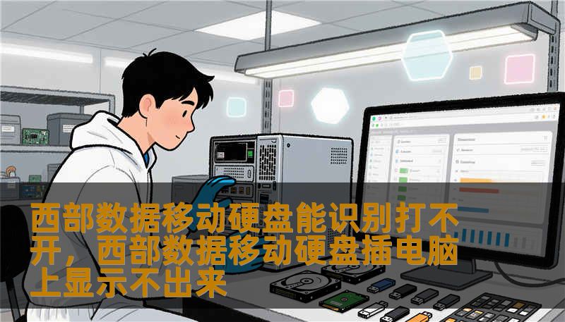 当你插上西部数据（WD）移动硬盘，听到那声熟悉的“叮咚”响，任务栏也显示了硬件图标，可电脑里就是找不到盘符，或者点击就报错，这种“看得见摸不着”的痛苦谁懂？本文将深度剖析西部数据移动硬盘能识别却打不开的各种诱因，并手把手教你如何不伤数据地完成“自救”，让你的珍贵资料重见天日。
