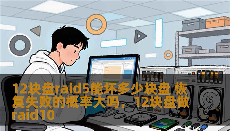 本文详细探讨了12块盘RAID5的容错能力，分析了RAID5阵列中最多能坏多少块盘以及其恢复失败的概率，帮助读者深入理解RAID5的安全性与恢复机制。