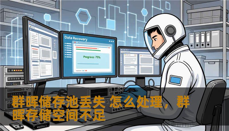 群晖储存池丢失 怎么处理，群晖存储空间不足                    先别随意重建或格式化任何磁盘，这类操作往往会触发覆盖，导致数据更难恢复。第一步，记录现象：哪些磁盘显示异常？是整个储存池不可用，还是单个硬盘失联？有没有近期的变动，比如更换盘位、升级DSM、断电或意外重启？这些信息对后续判断至关重要。第二步，尽量避免写入任何新数据到NAS，立即停止自动备份和任何计划任务，防止文件系统