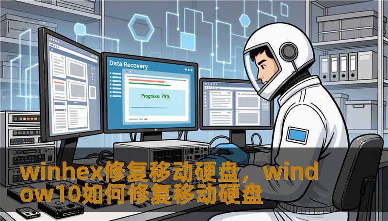 当你的移动硬盘遭遇分区丢失、格式化提示或RAW逻辑损坏时，WinHex是最后的防线。本文深度剖析如何利用这款16进制神器进行底层修复，带你领略手工找回数据的逻辑之美。