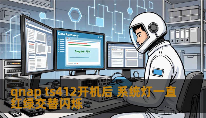 qnap ts412开机后 系统灯一直红绿交替闪烁                    qnap ts412开机后 系统灯一直红绿交替闪烁：灯讯背后的可能原因    当系统灯出现红绿交替闪烁，这不是随机的“讨厌灯光”，而是一种故障提示。把它想象成医生量血压后的表情：灯光表征设备自检（POST）阶段遇到问题，常见原因有几类：            系统固件或引导区损坏：NAS 启动加载固件失败，主