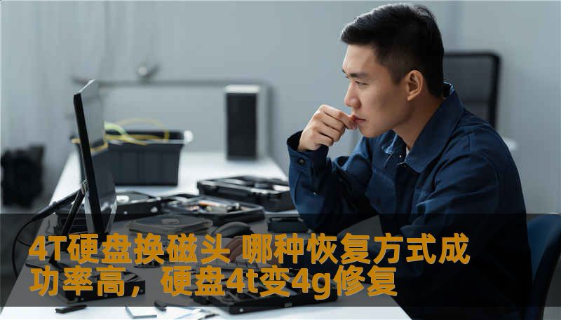 4T硬盘换磁头 哪种恢复方式成功率高，硬盘4t变4g修复