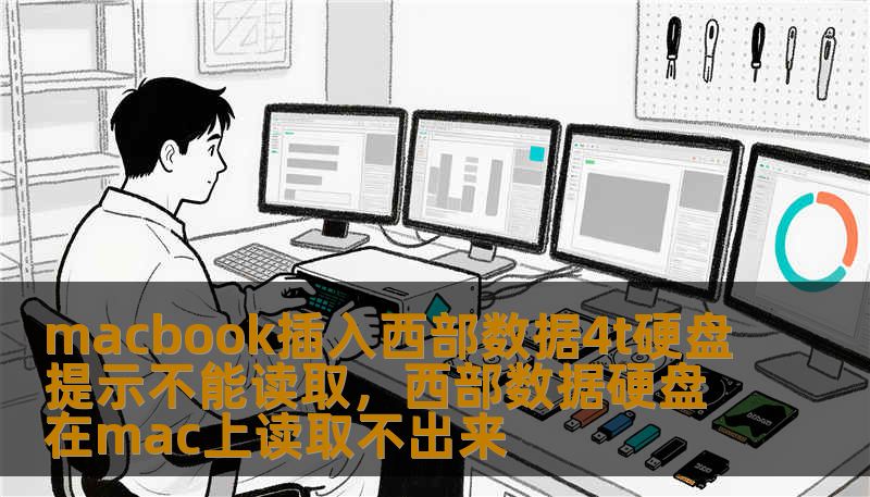macbook插入西部数据4t硬盘提示不能读取，西部数据硬盘在mac上读取不出来