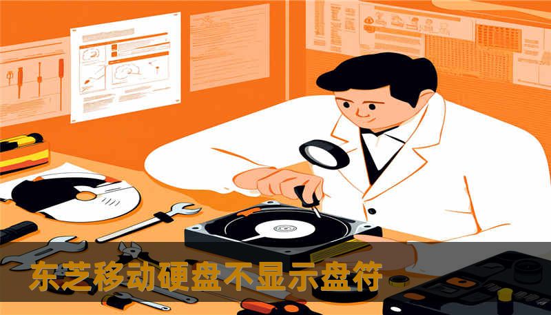 东芝移动硬盘不显示盘符
