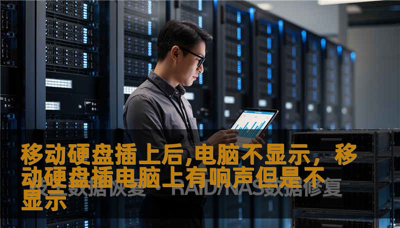 移动硬盘插上后,电脑不显示，移动硬盘插电脑上有响声但是不显示