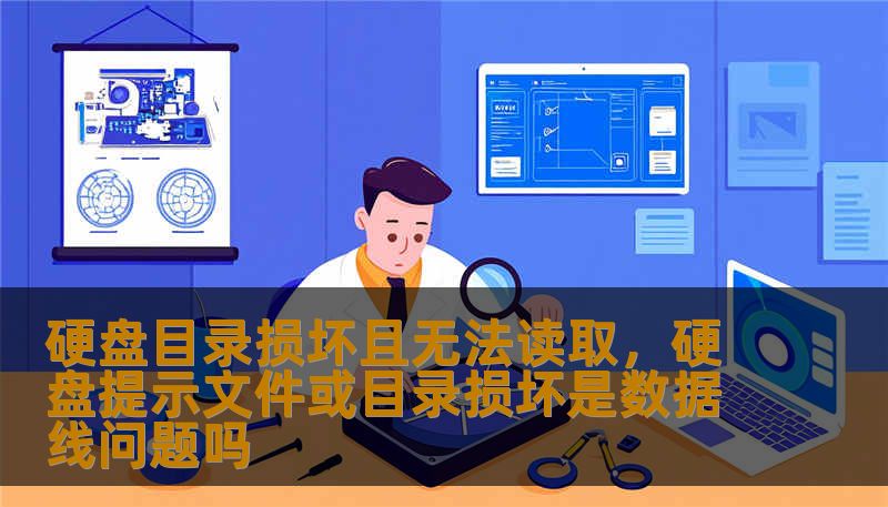 硬盘目录损坏且无法读取，硬盘提示文件或目录损坏是数据线问题吗