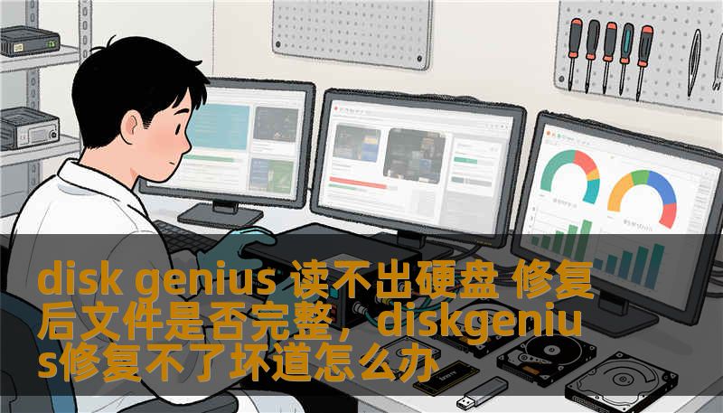 disk genius 读不出硬盘 修复后文件是否完整，diskgenius修复不了坏道怎么办