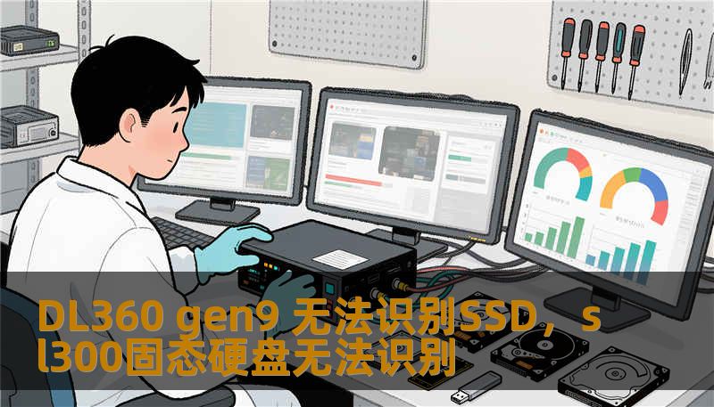DL360 gen9 无法识别SSD，sl300固态硬盘无法识别
